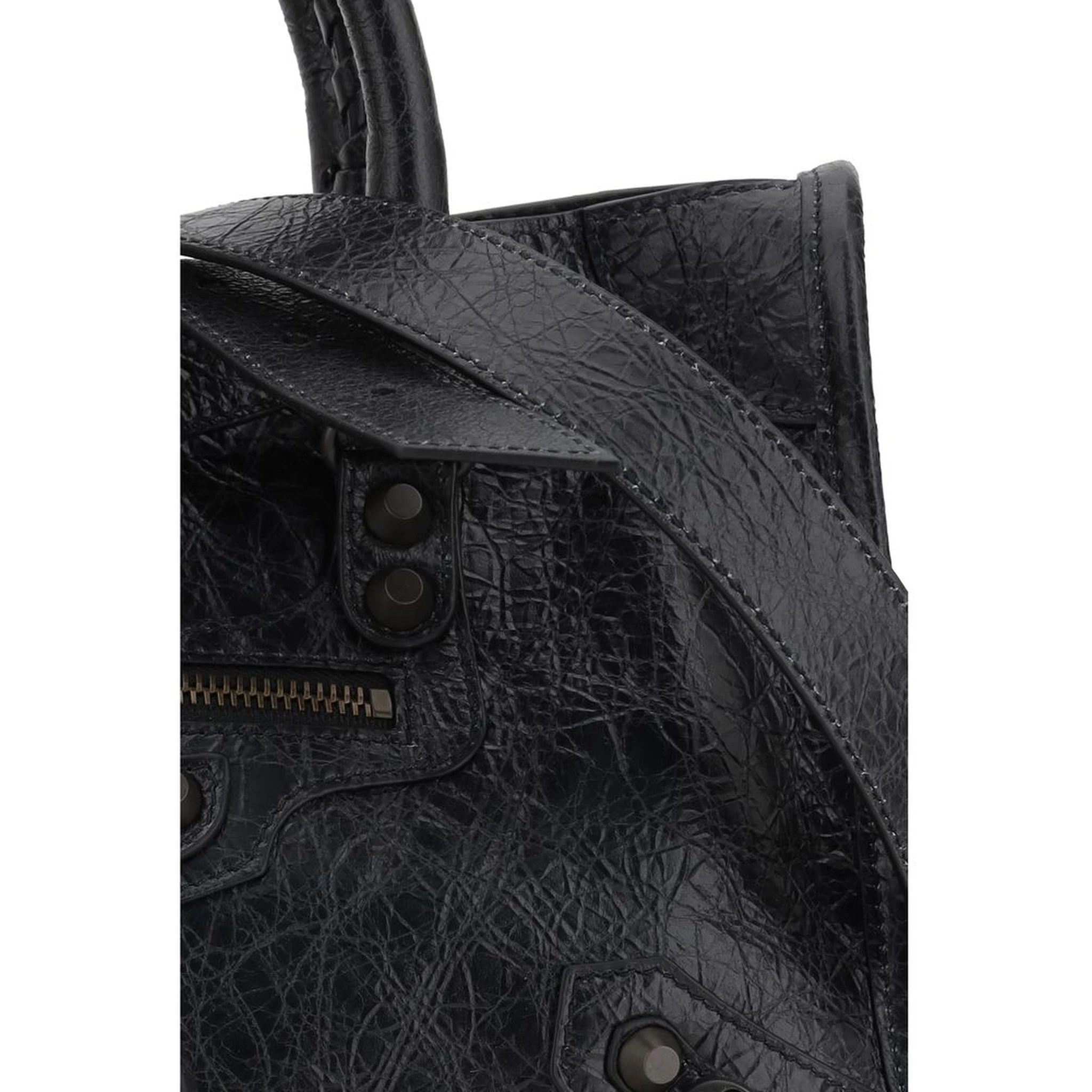 Black Calf Leather Bos Taurus Shoulder Bag