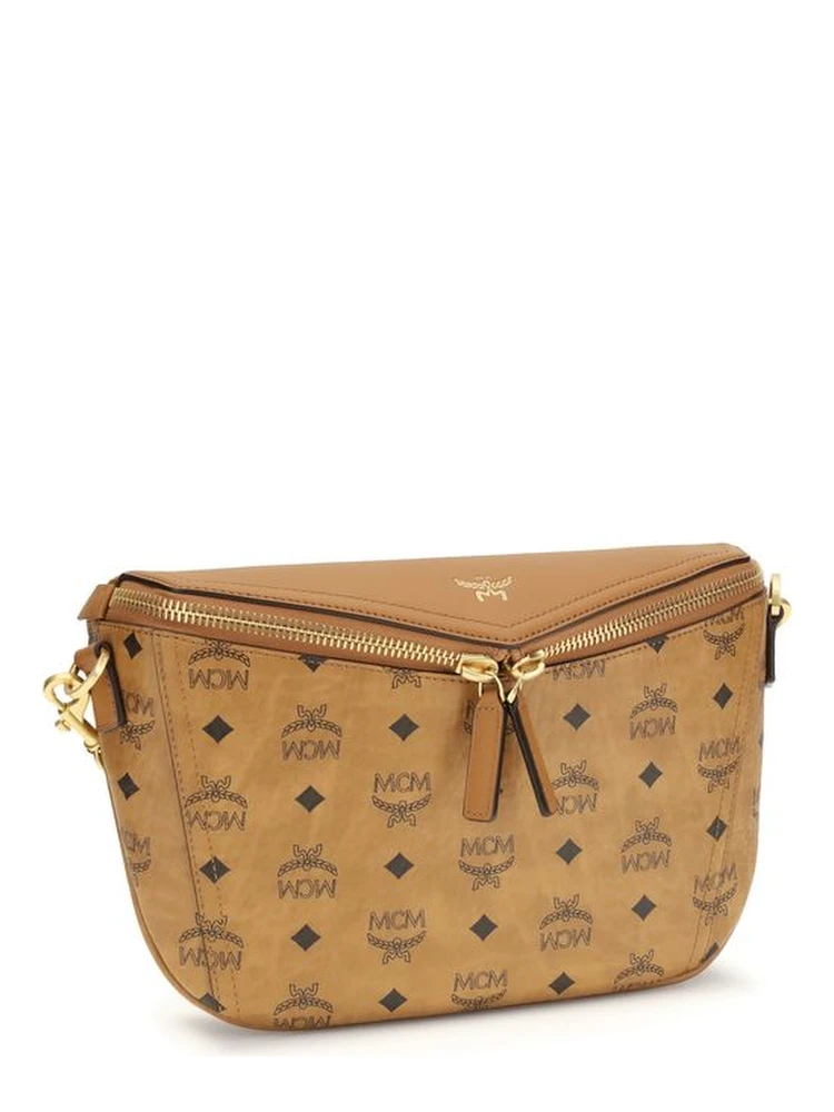 Beige Calf Leather Bos Taurus Shoulder Bag alternative