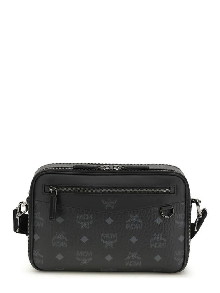 Black Fabric Shoulder Bag