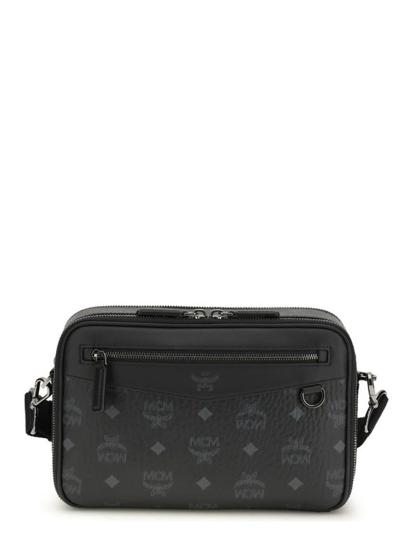 Black Fabric Shoulder Bag