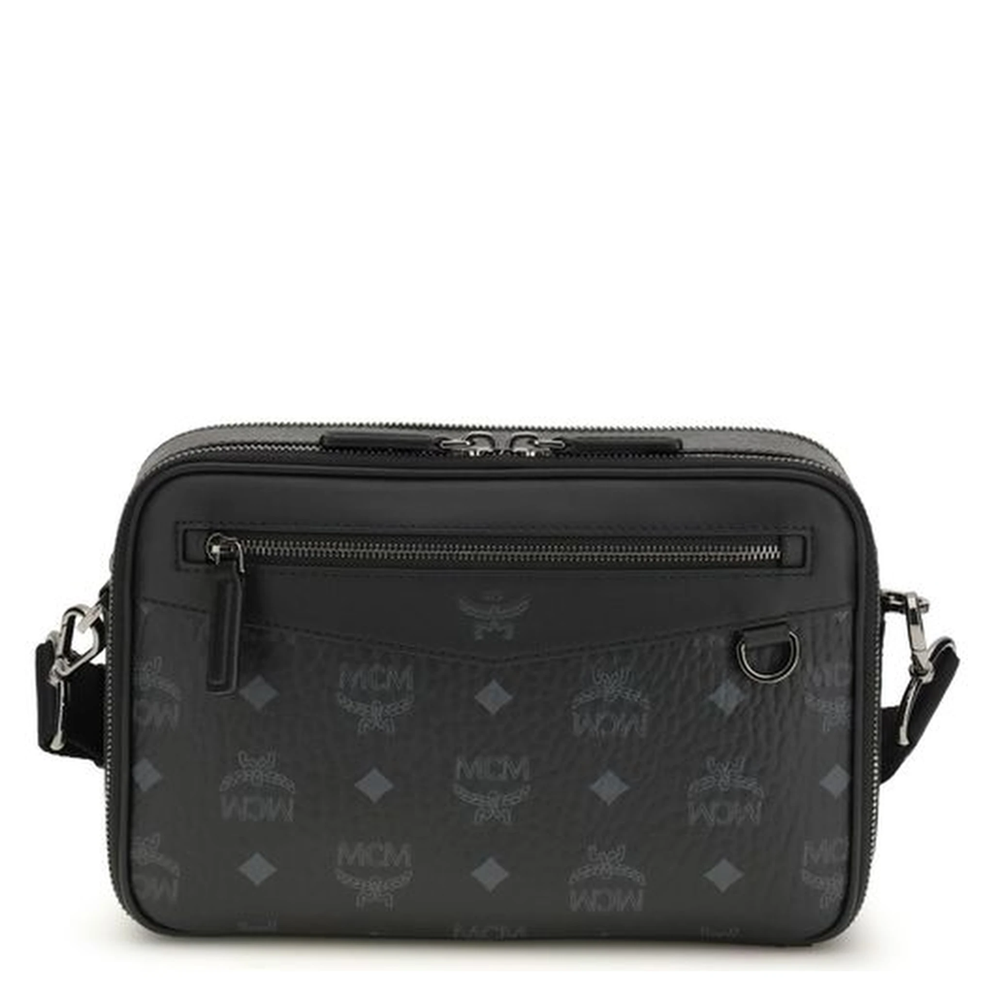 Black Fabric Shoulder Bag
