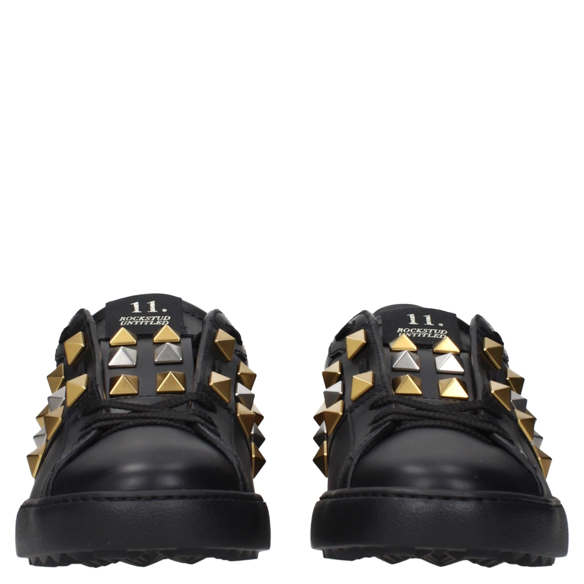 Black Leather Sneakers