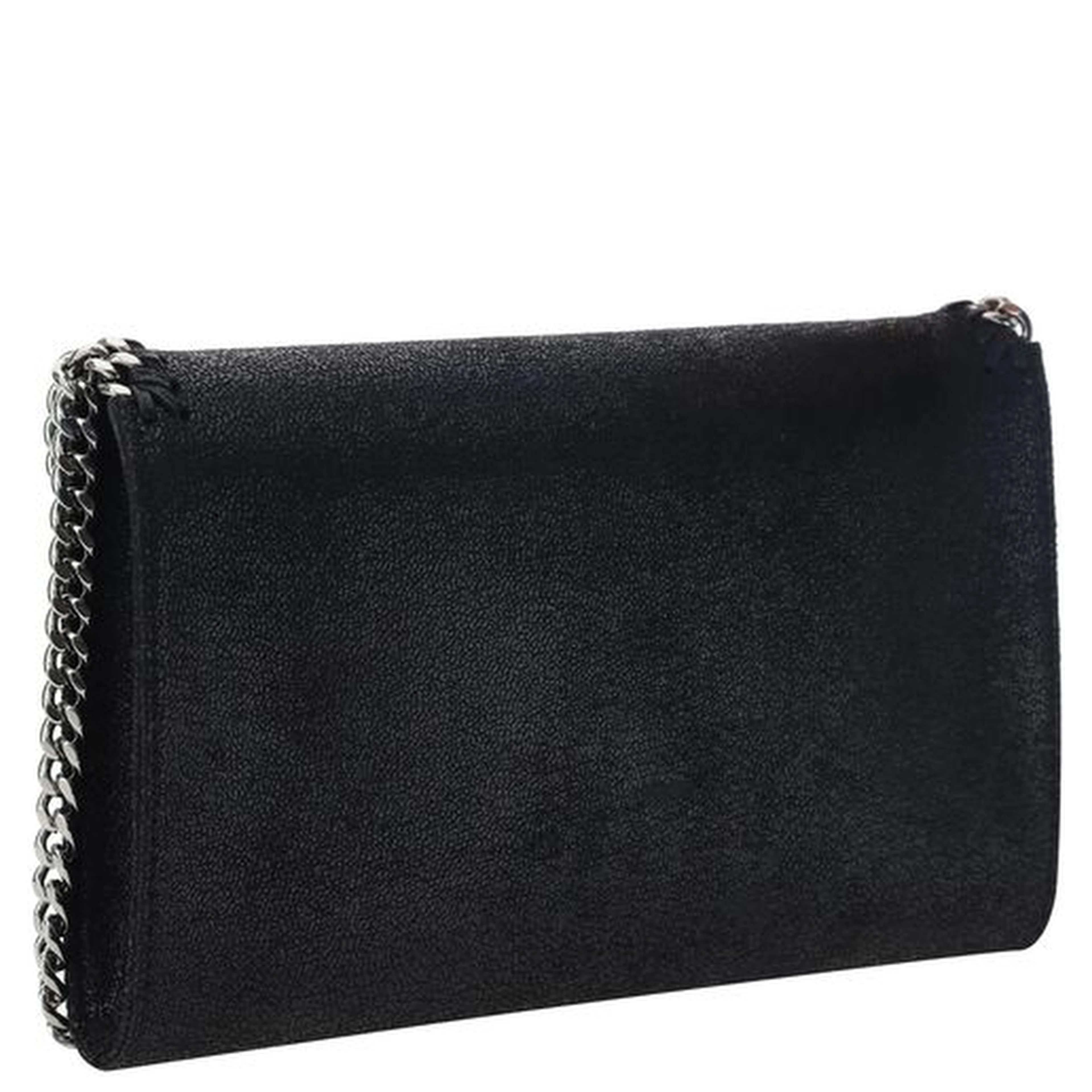 Black Polyester Shoulder Bag