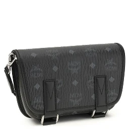 Black Fabric Shoulder Bag