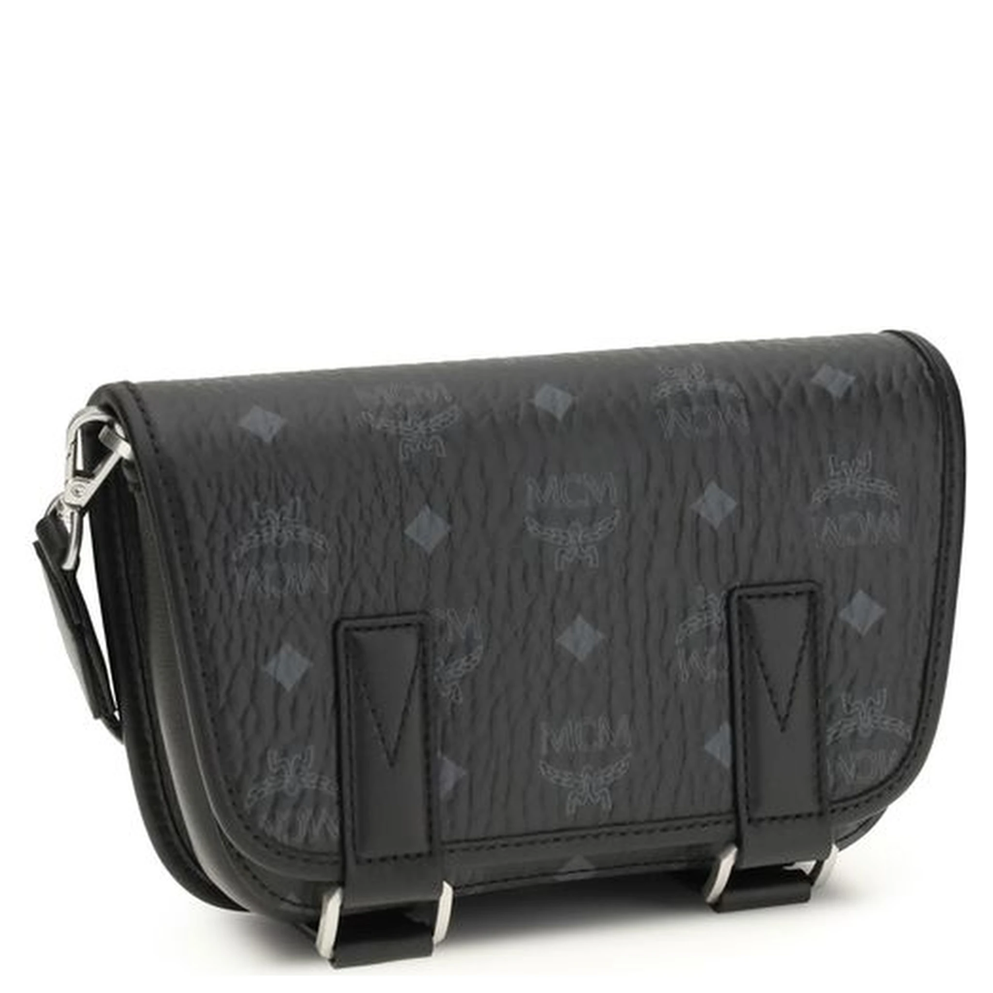 Black Fabric Shoulder Bag
