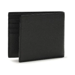 محفظة بوس توروس من جلد العجل الأسود