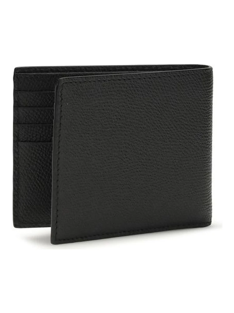 محفظة بوس توروس من جلد العجل الأسود alternative