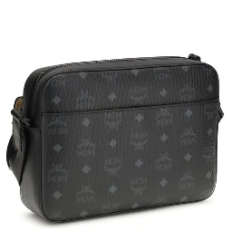 Black Fabric Shoulder Bag