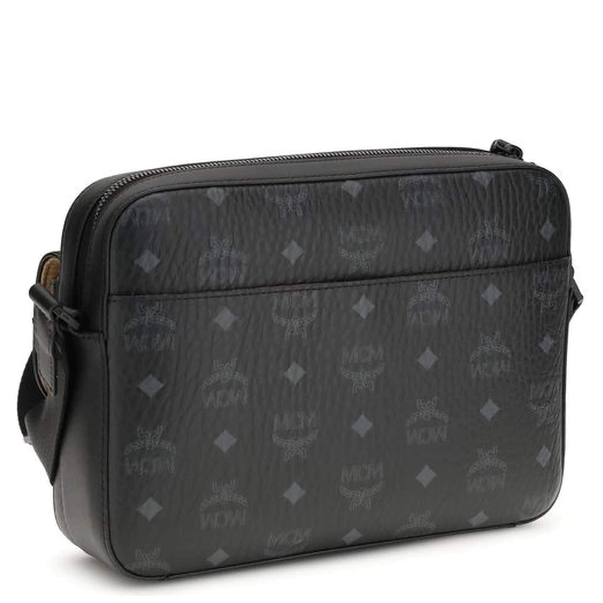 Black Fabric Shoulder Bag