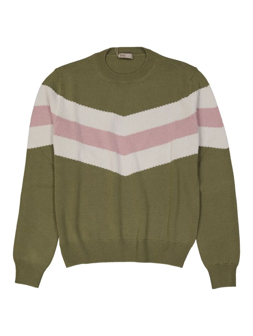 Bicolor Wool Sweatshirt