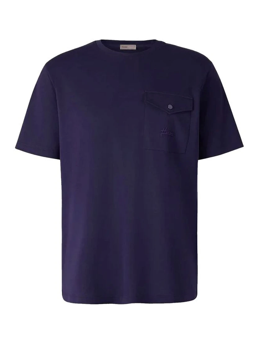 Blue Cotton T-Shirt