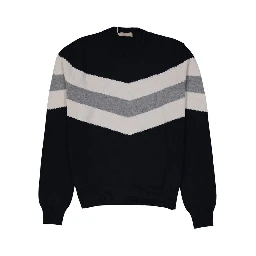 Blue Wool Sweatshirt