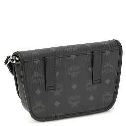 Black Fabric Shoulder Bag