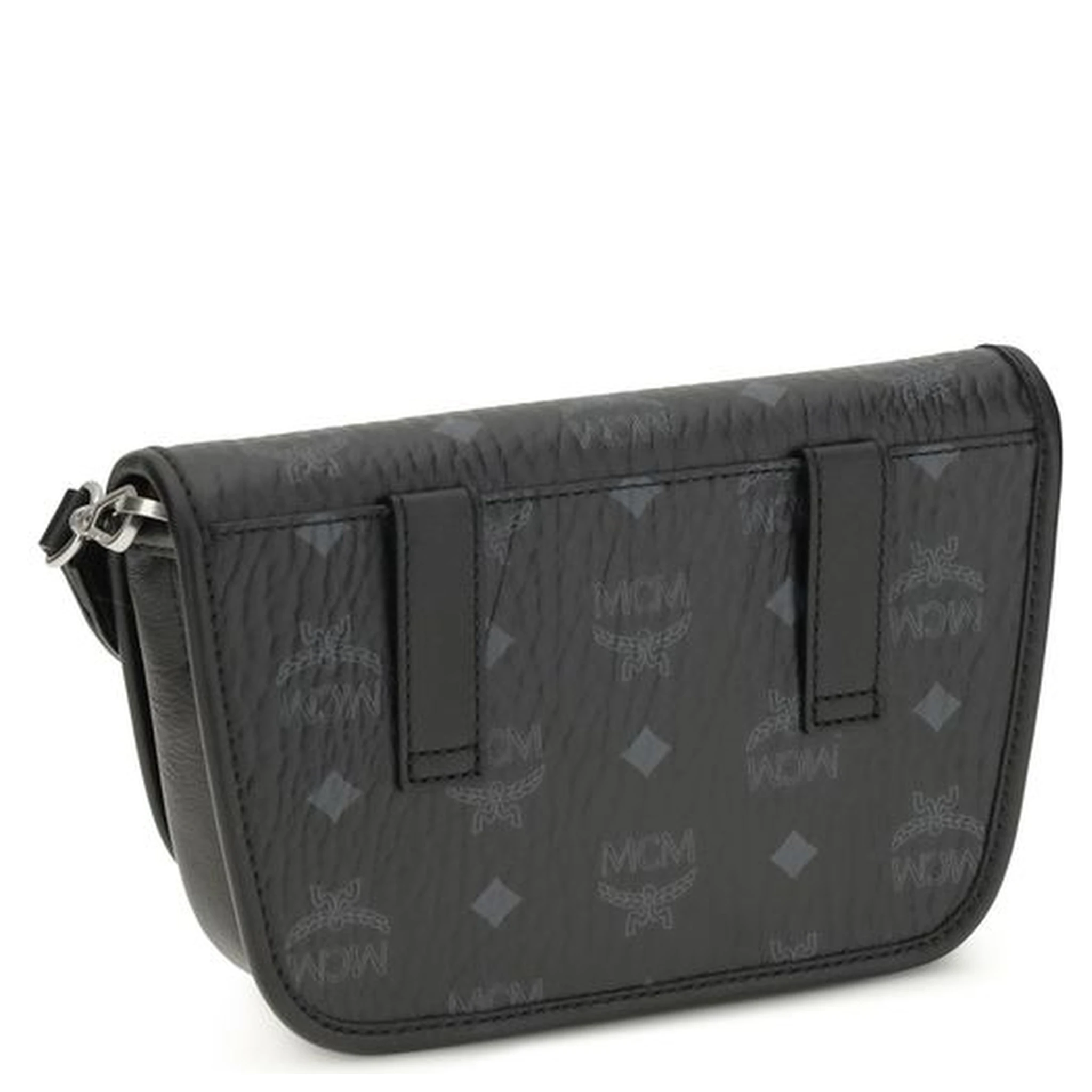 Black Fabric Shoulder Bag