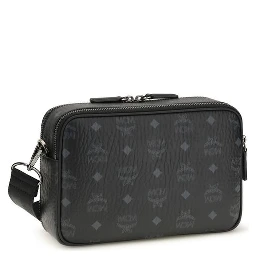 Black Fabric Shoulder Bag