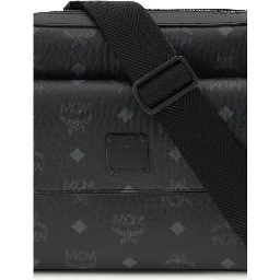 Black Fabric Shoulder Bag