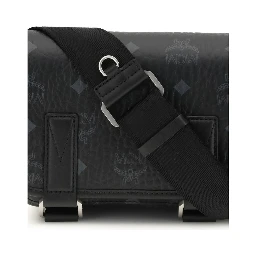 Black Fabric Shoulder Bag