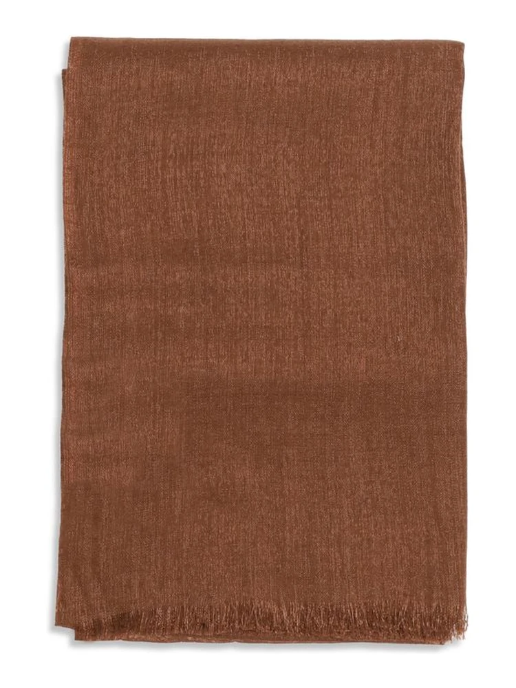 وشاح بني من الكشمير