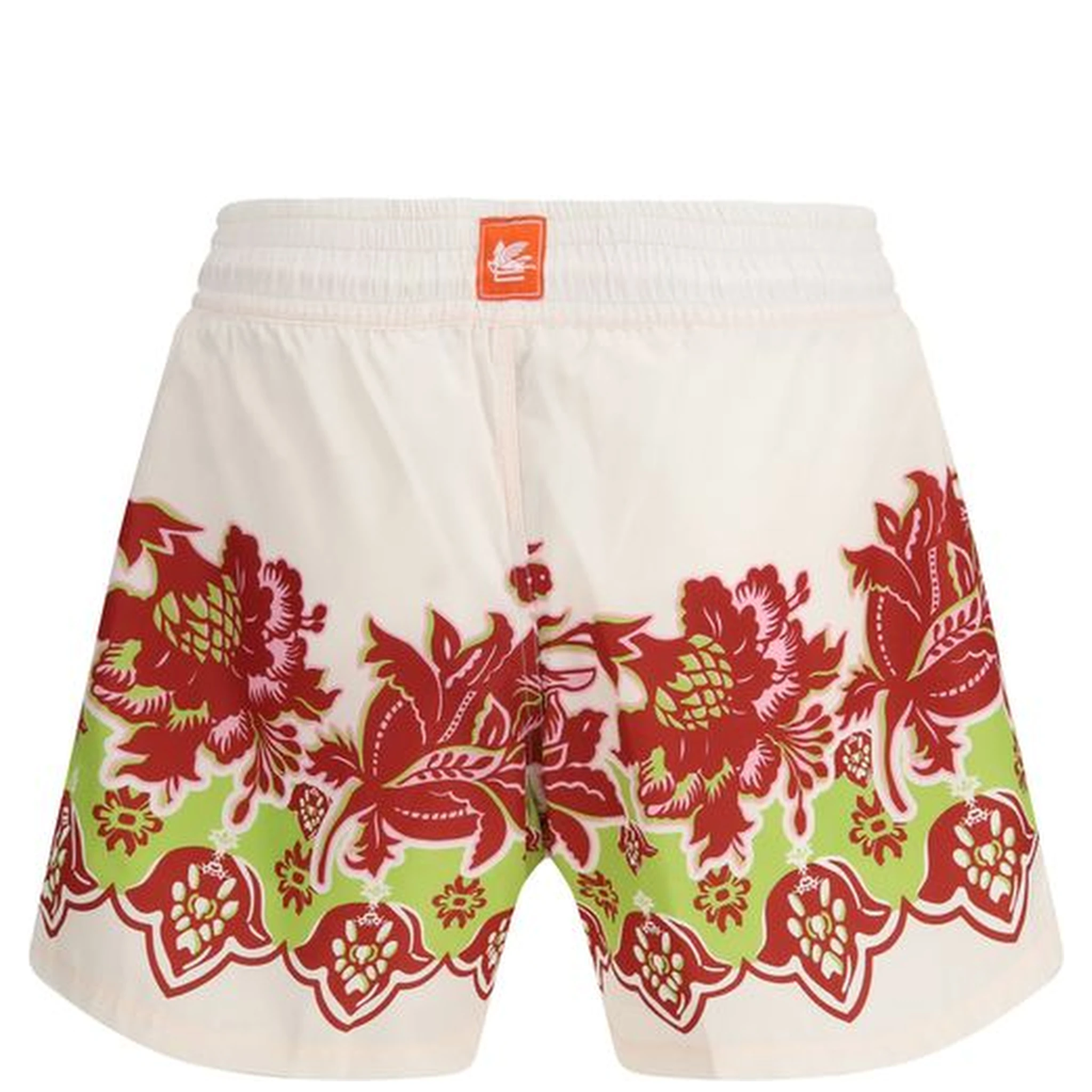 Multicolor Polyester Shorts