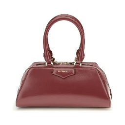 Bordeaux Calf Leather Bos Taurus Shoulder Bag