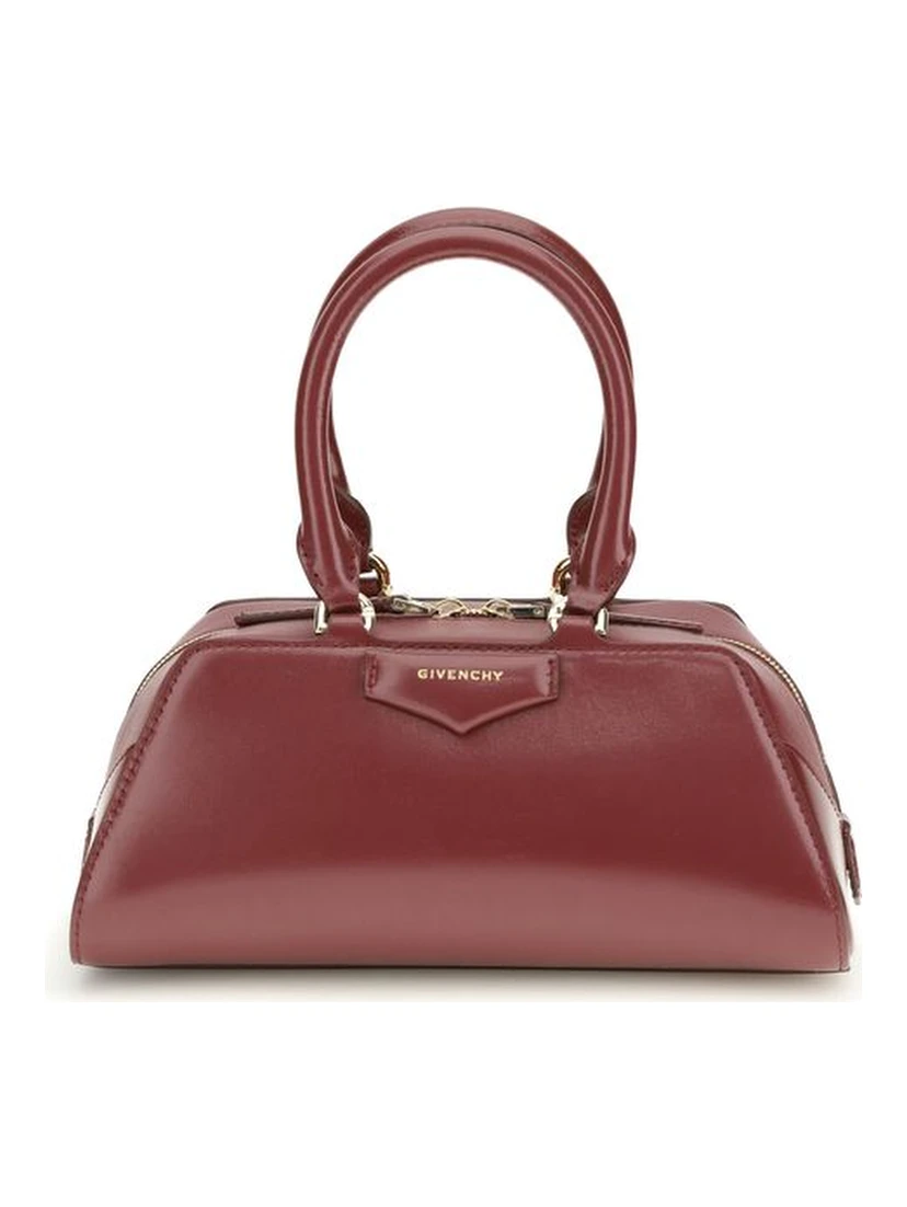 Bordeaux Calf Leather Bos Taurus Shoulder Bag