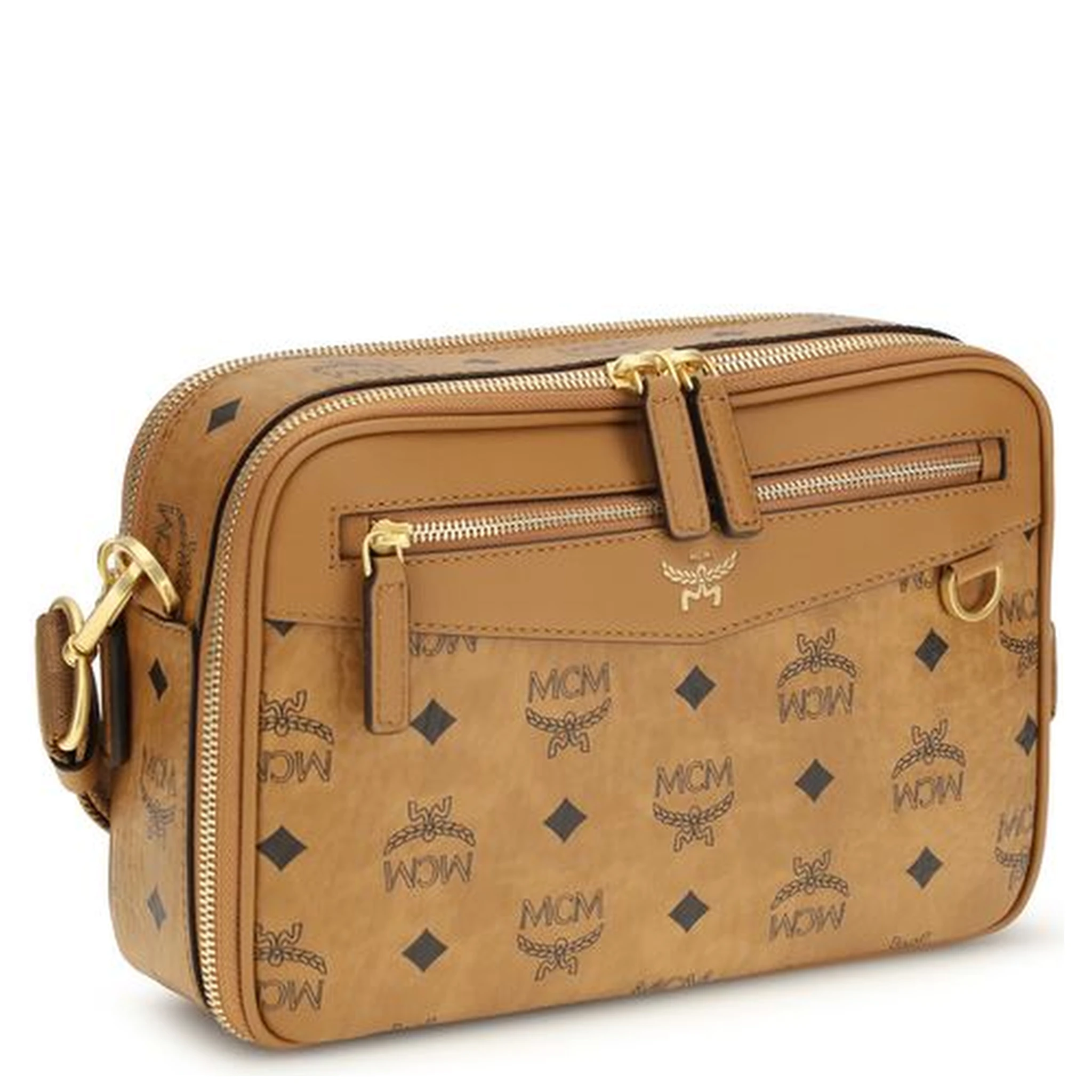 Beige Fabric Shoulder Bag