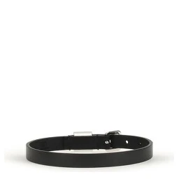 سوار بوس توروس من جلد العجل الأسود