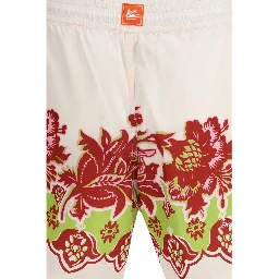 Multicolor Polyester Shorts