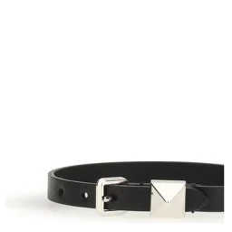 سوار بوس توروس من جلد العجل الأسود