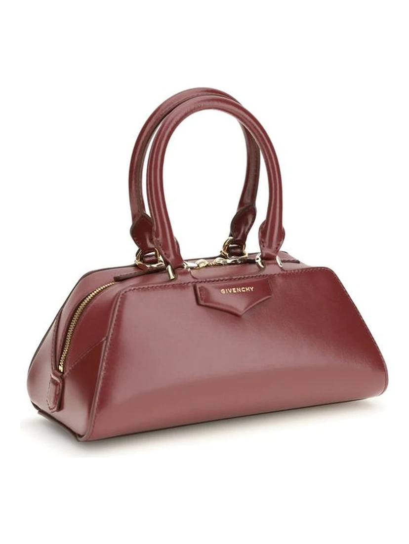 Bordeaux Calf Leather Bos Taurus Shoulder Bag