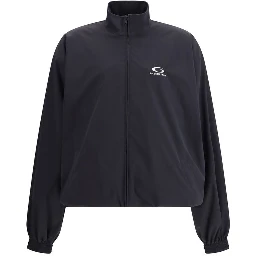 جاكيت خارجي من البوليستر الأسود