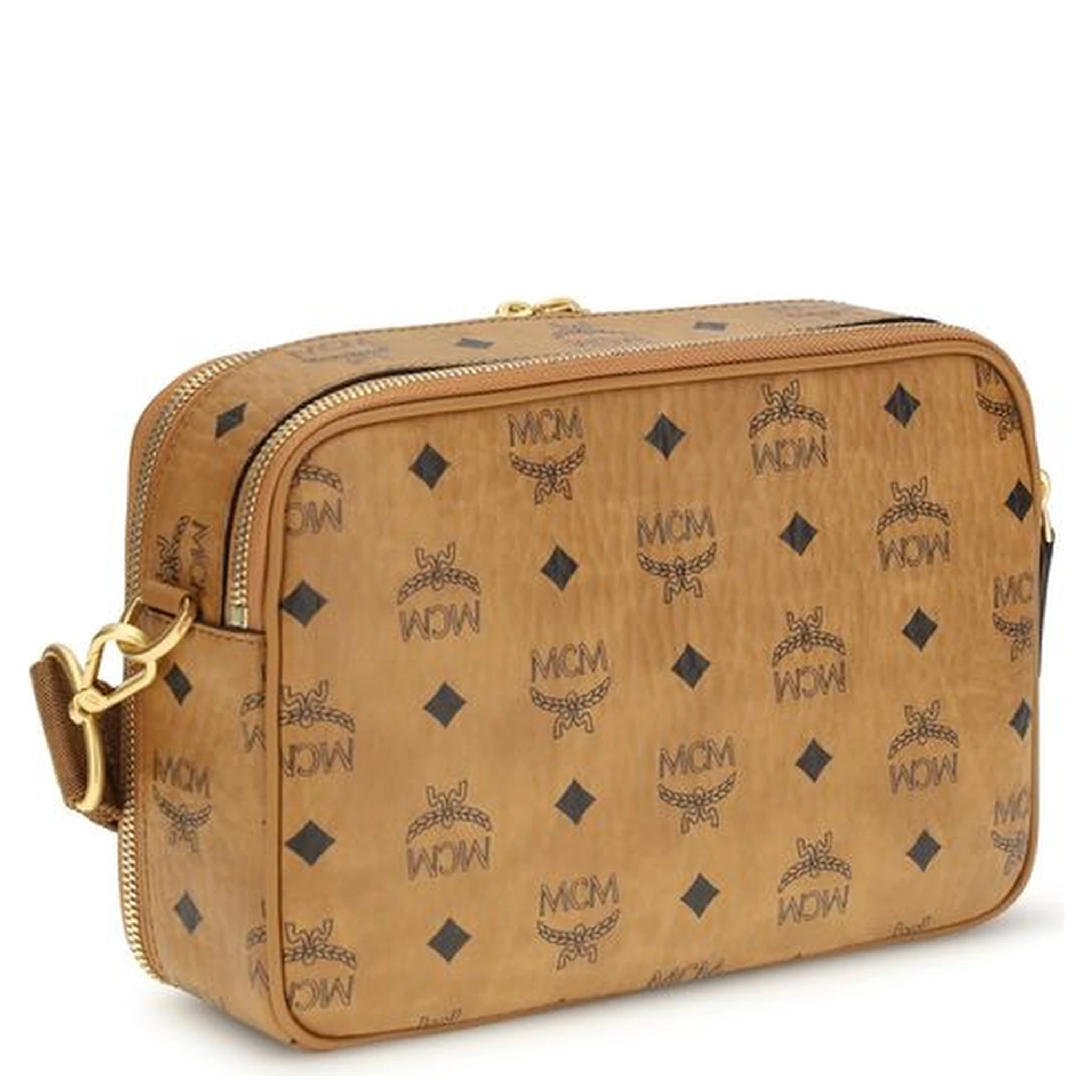 Beige Fabric Shoulder Bag