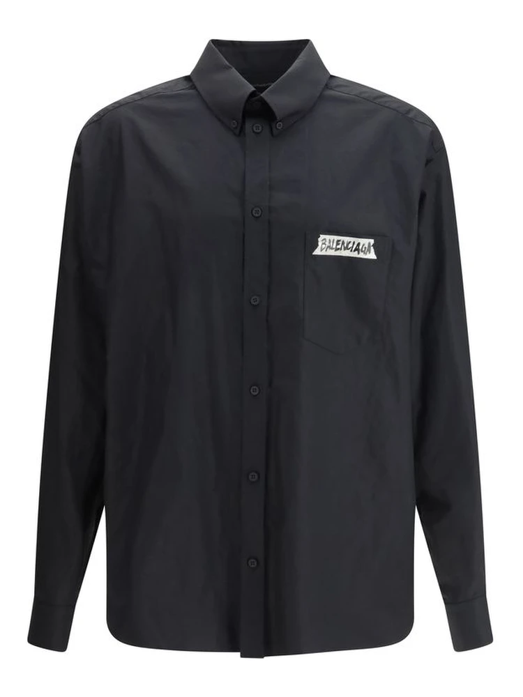 Black Cotton Shirt