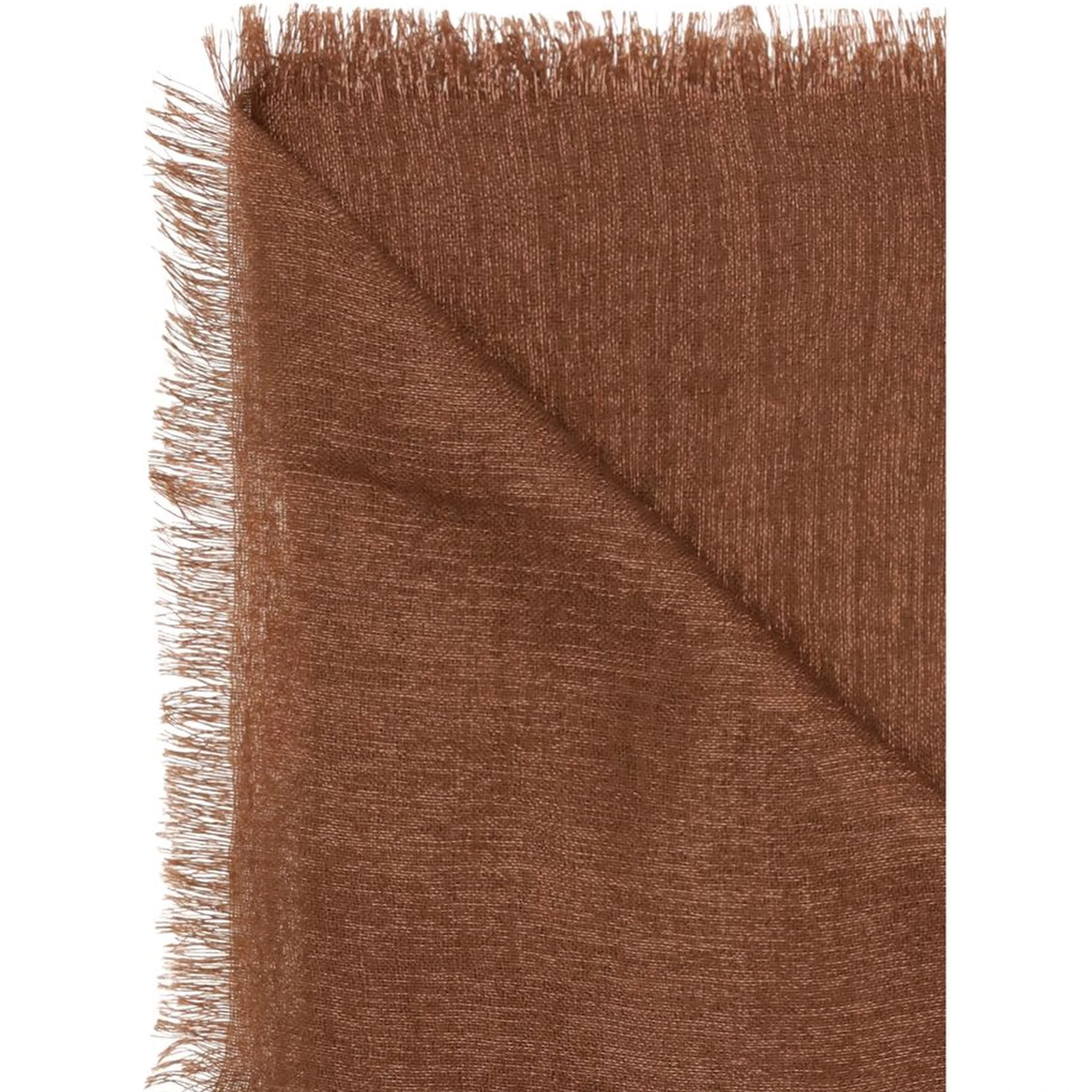 وشاح بني من الكشمير