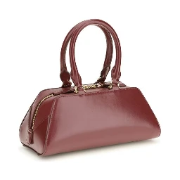Bordeaux Calf Leather Bos Taurus Shoulder Bag