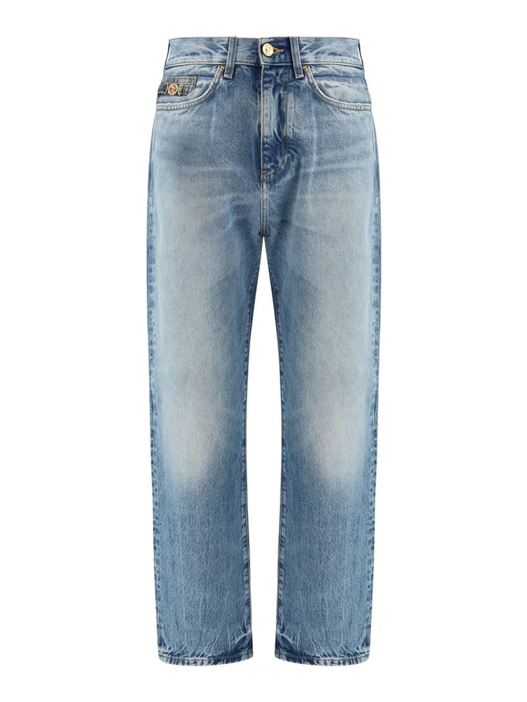 Light Blue Cotton Jeans Denim