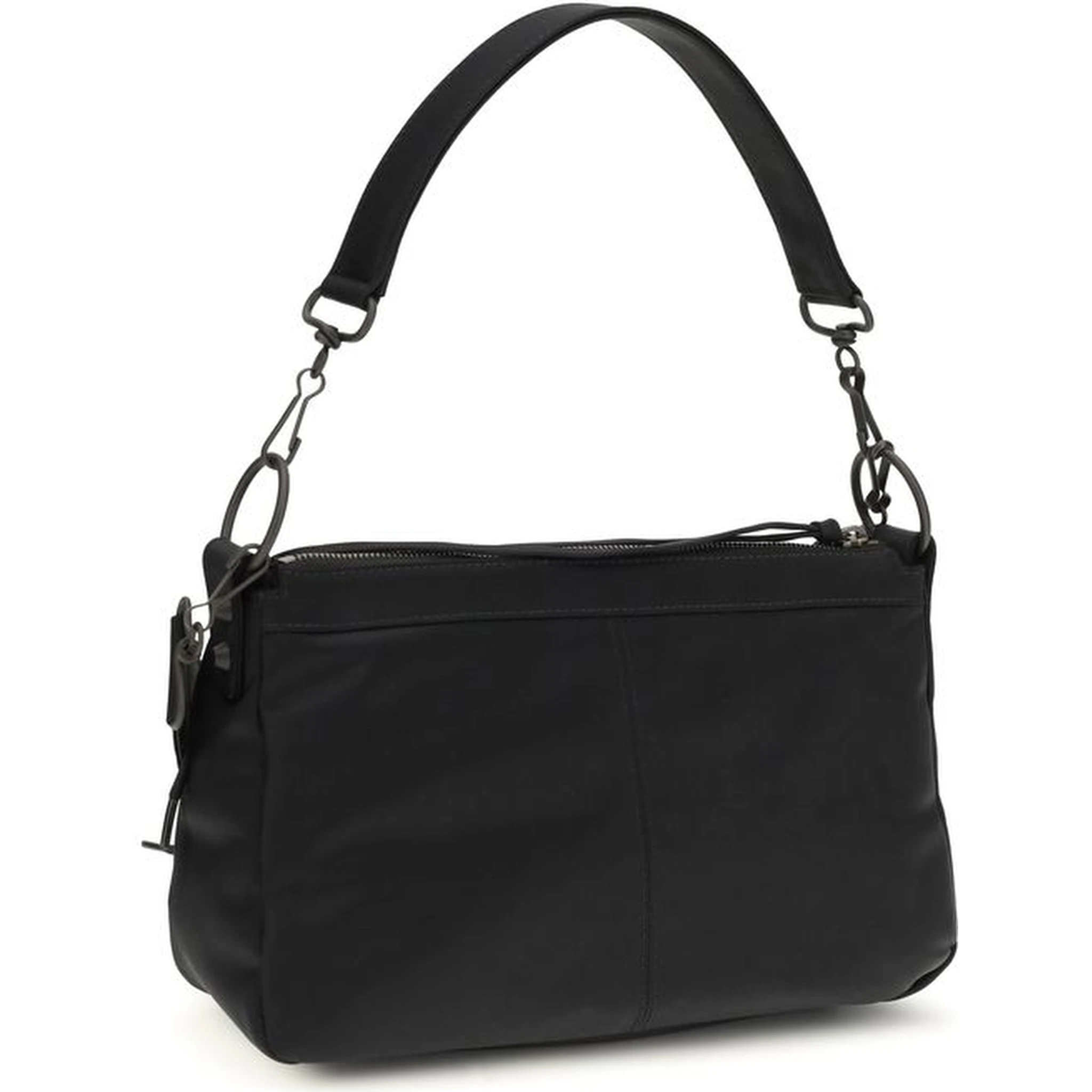 Black Polyamide Shoulder Bag
