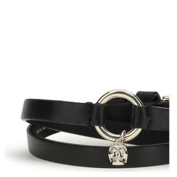 Black Calf Leather Bos Taurus Bracelet