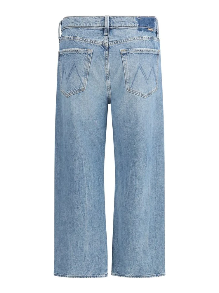 Blue Cotton Cropped Jeans alternative