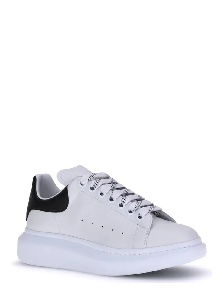 White Calf Leather Bos Taurus Platform Sneakers alternative