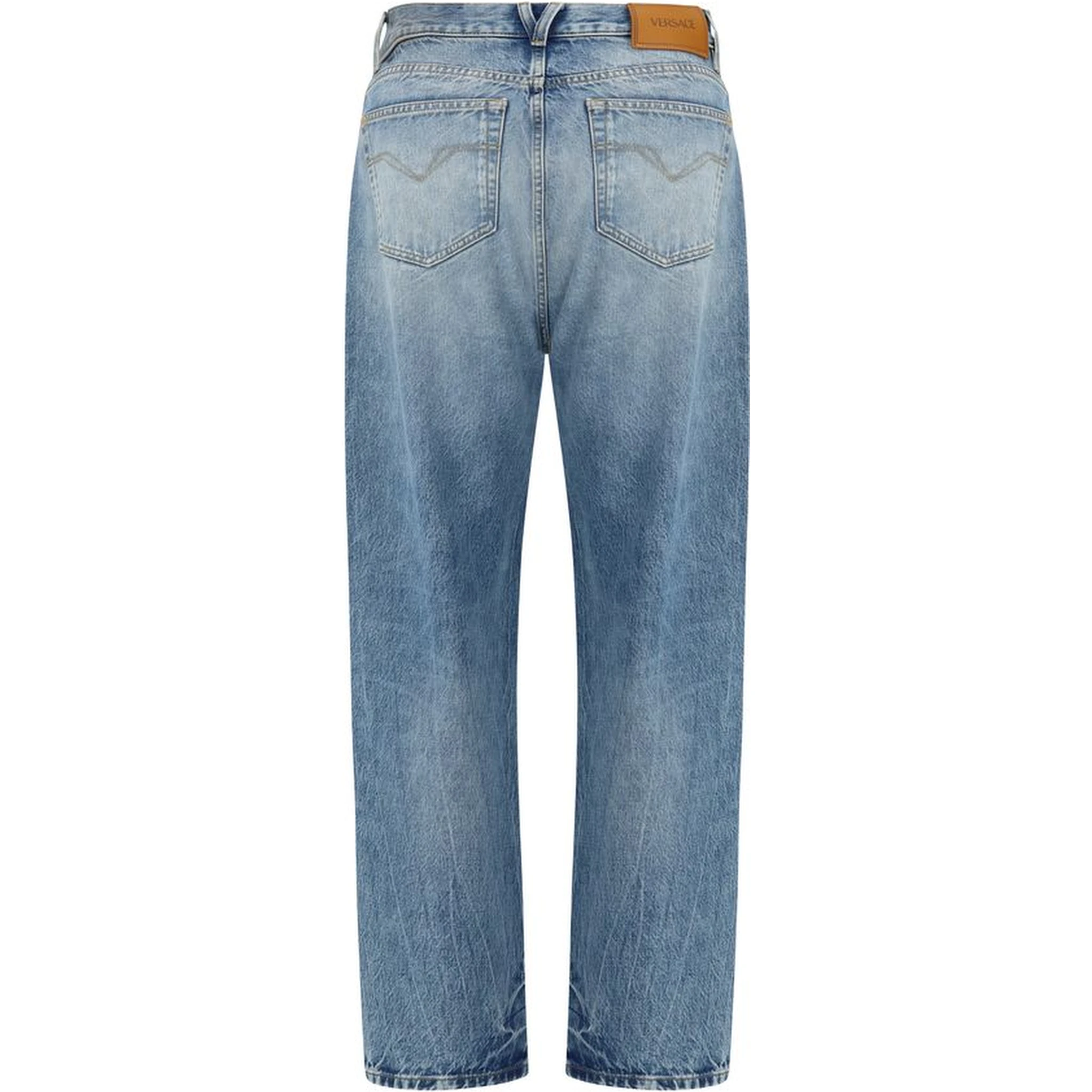 Light Blue Cotton Jeans Denim