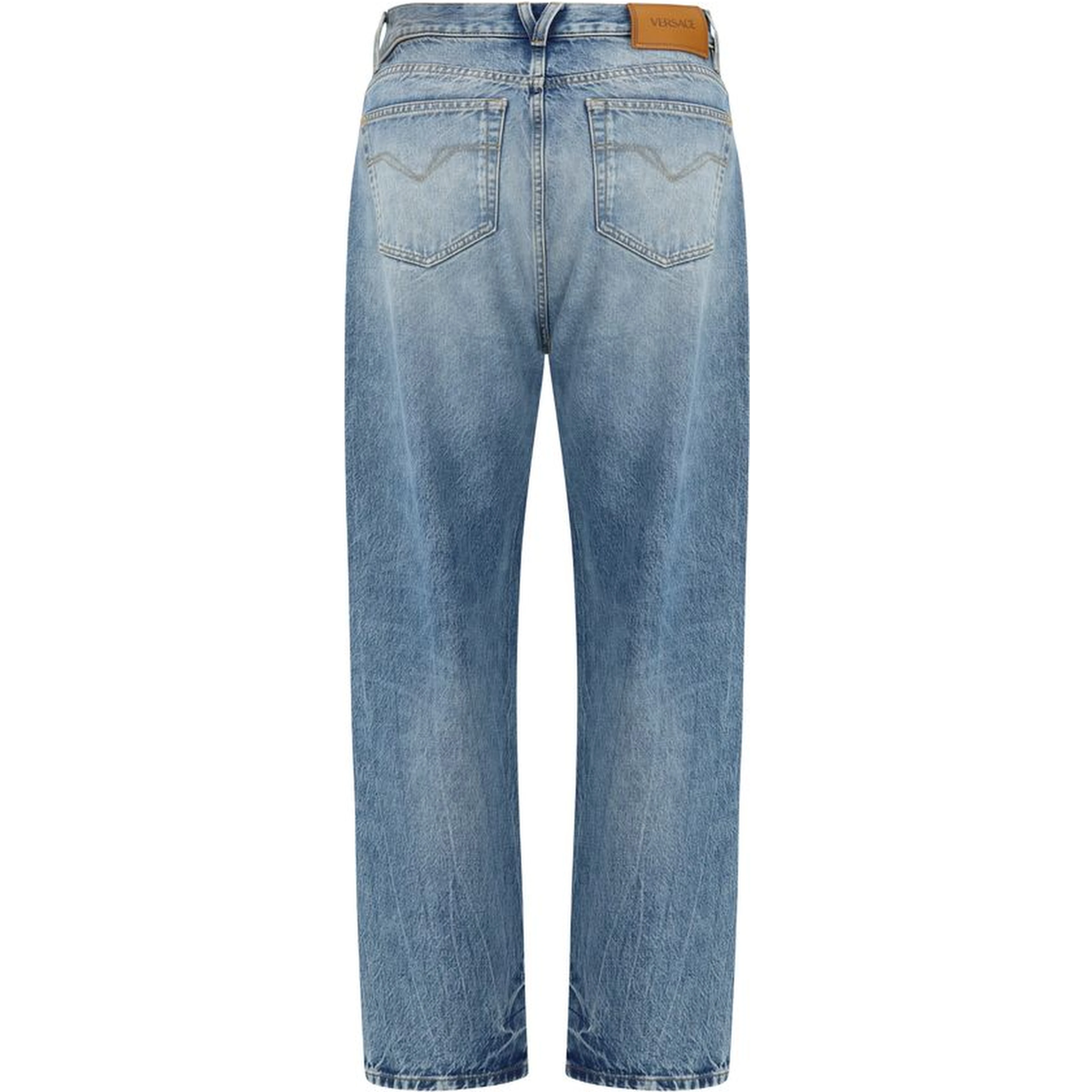 Light Blue Cotton Jeans Denim