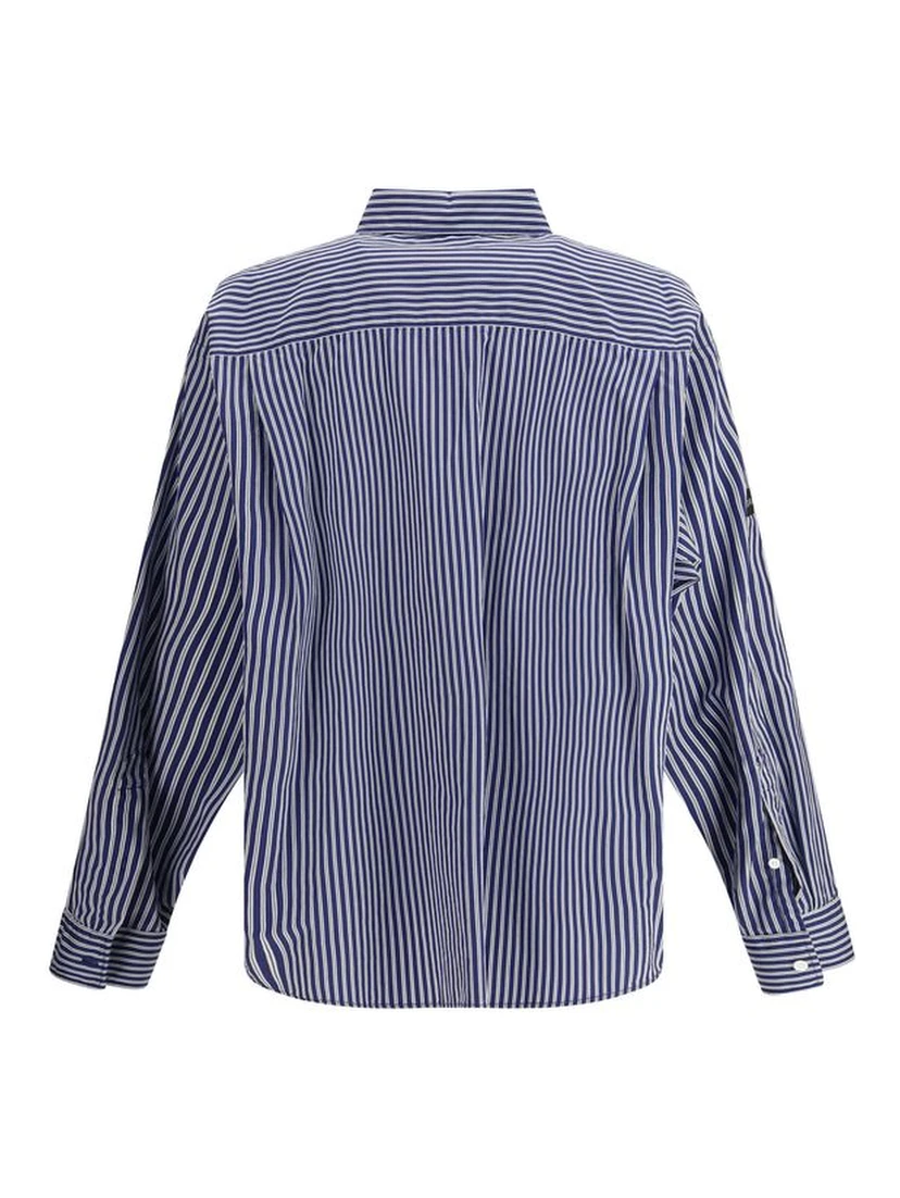 Blue Cotton Pattern Shirt