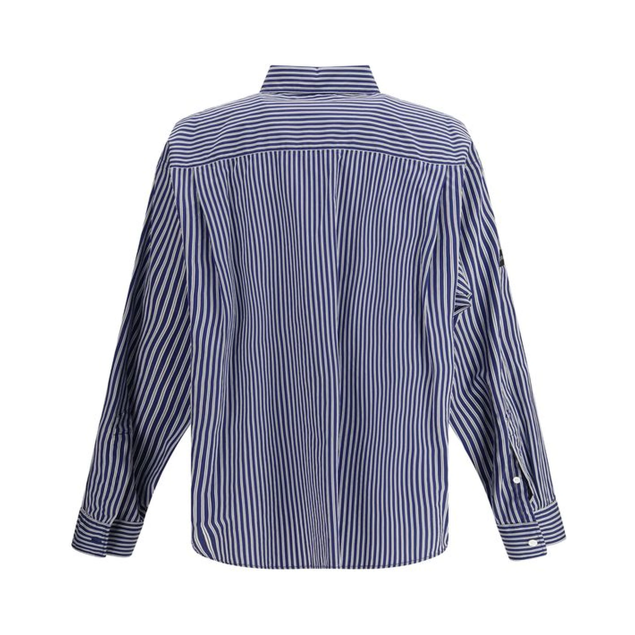 Blue Cotton Pattern Shirt