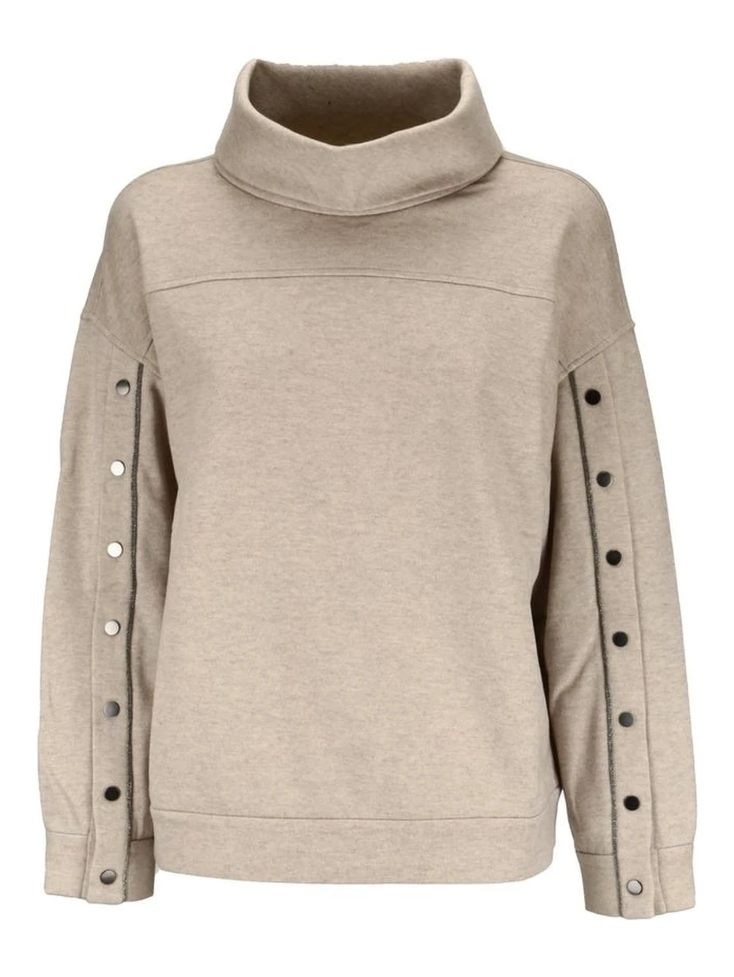 Beige Cashmere Sweatshirt