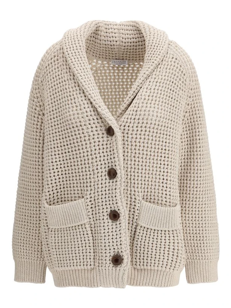 Cream Cotton Cardigan
