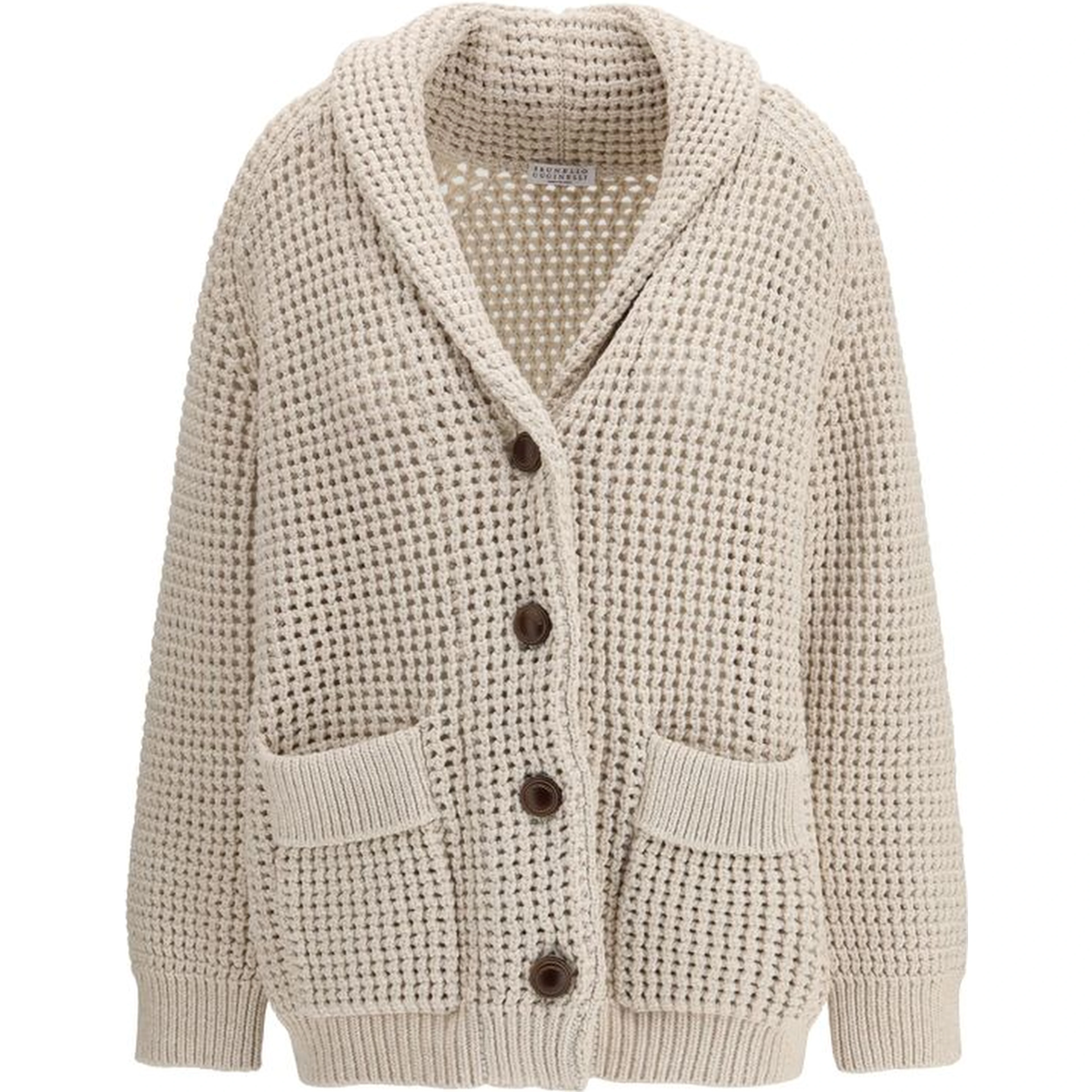 Cream Cotton Cardigan