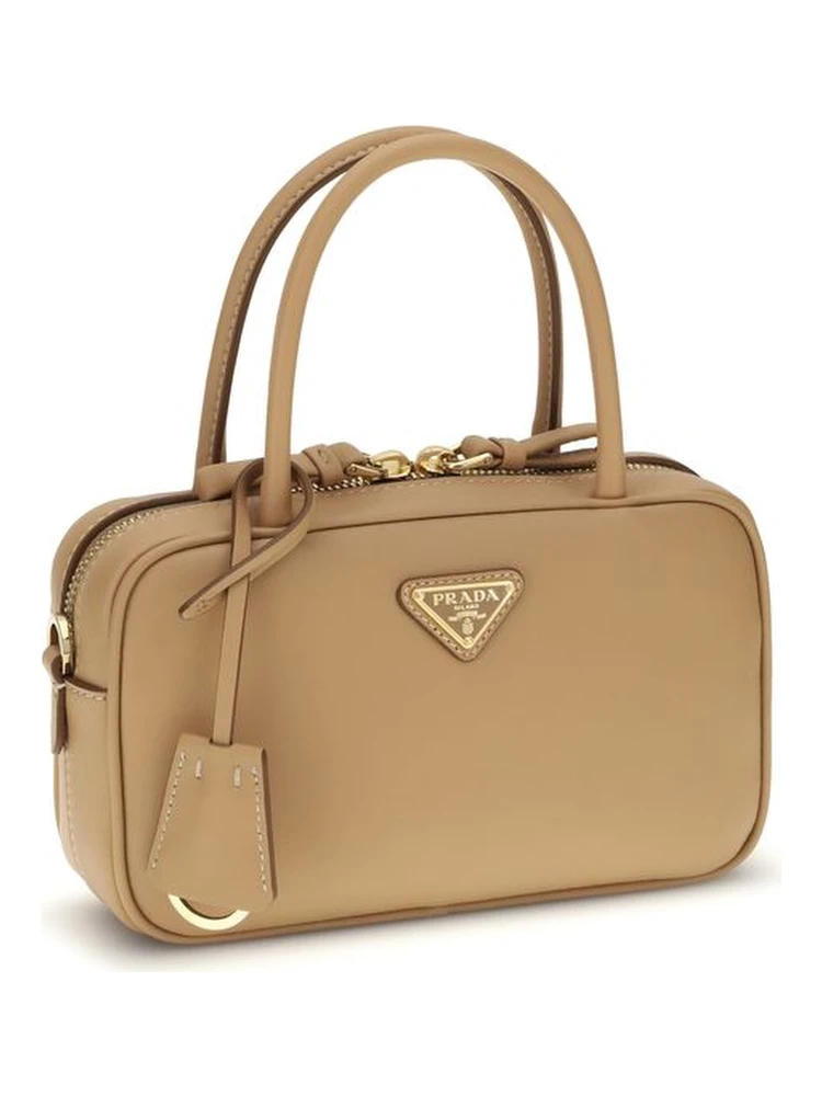 Beige Calf Leather Bos Taurus Handbag alternative