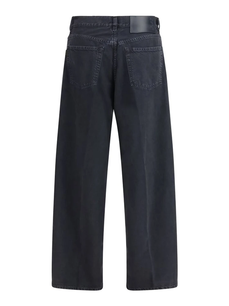 Black Cotton Straight-Leg Jeans alternative