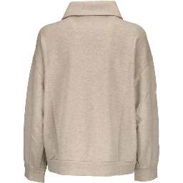 Beige Cashmere Sweatshirt